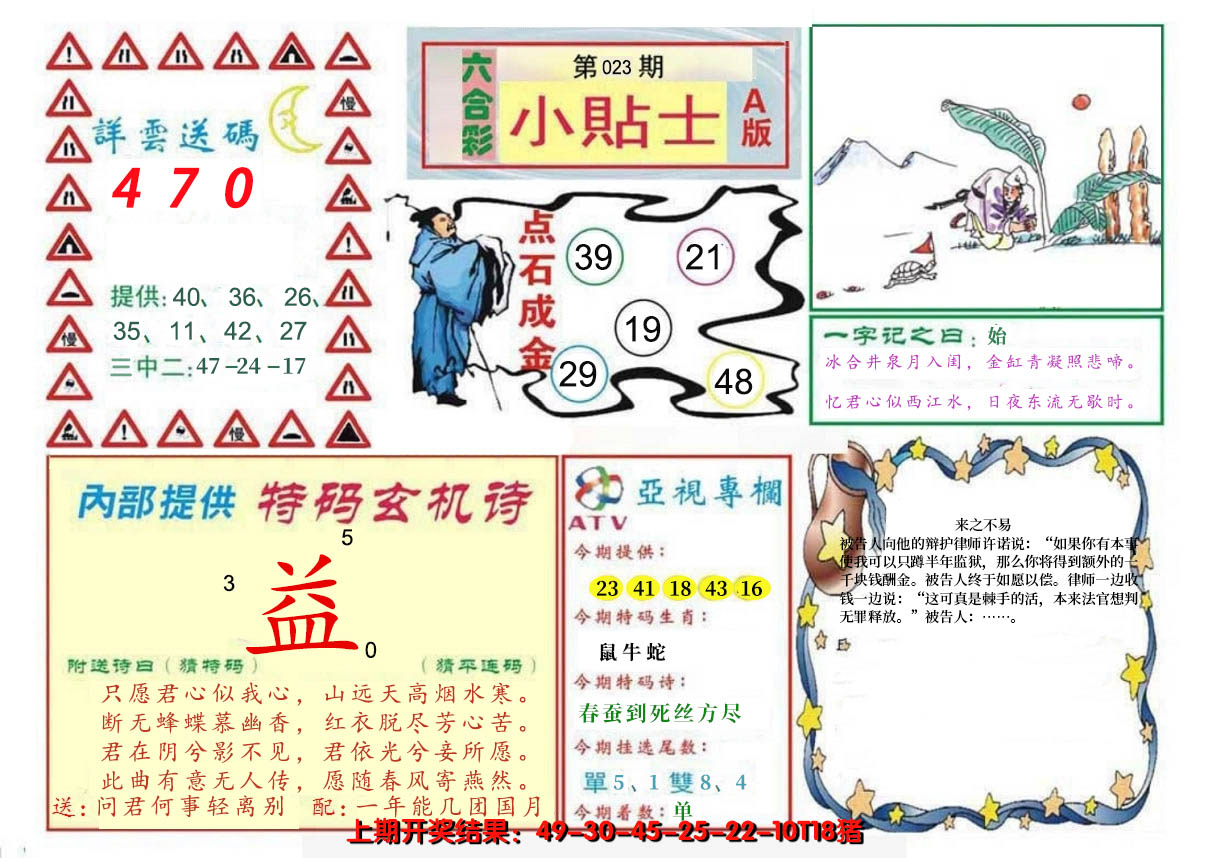 2025023期小贴士A