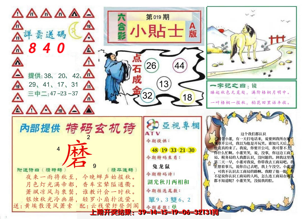 2025019期小贴士A