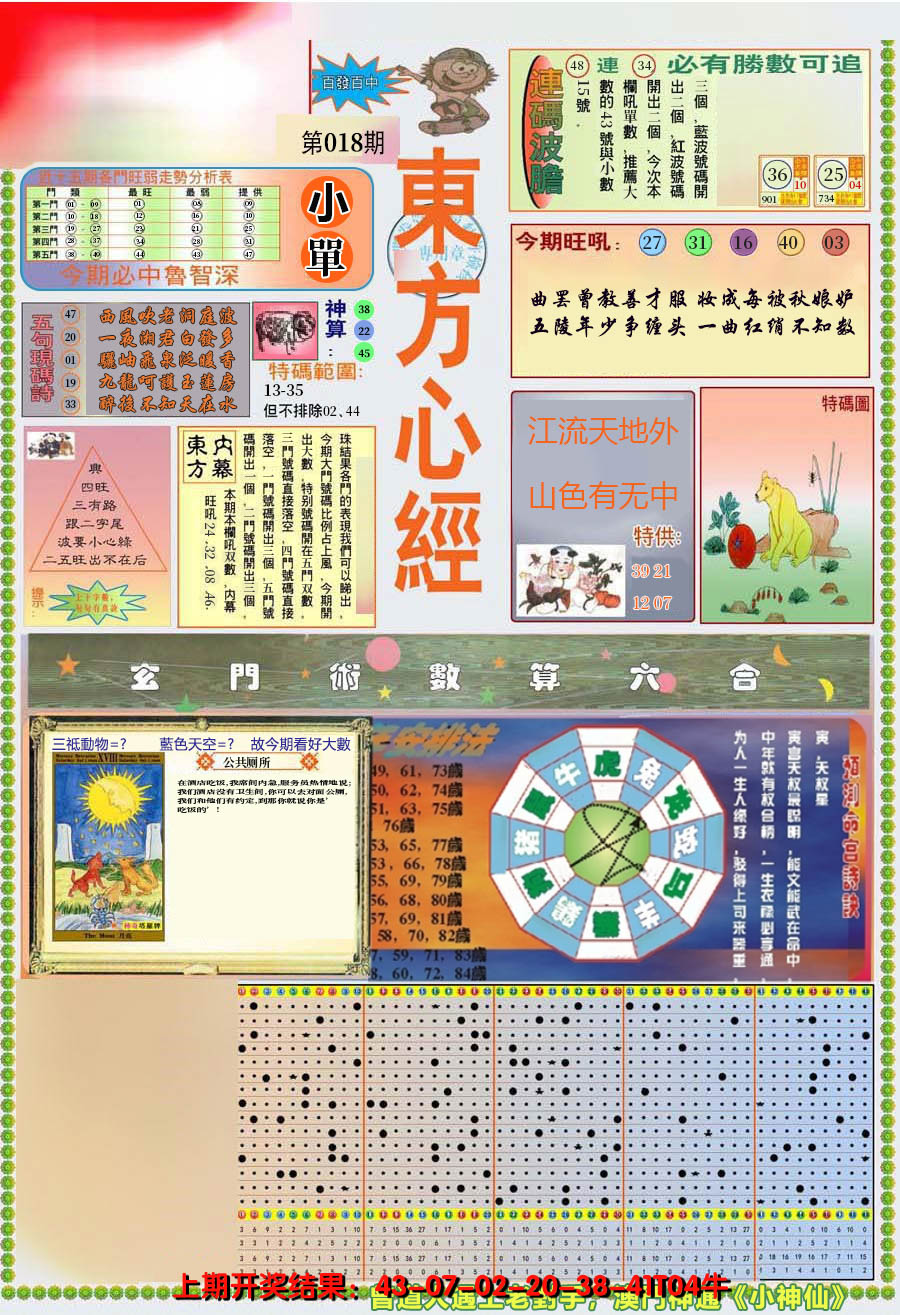 2025018期(新版)东方心经A