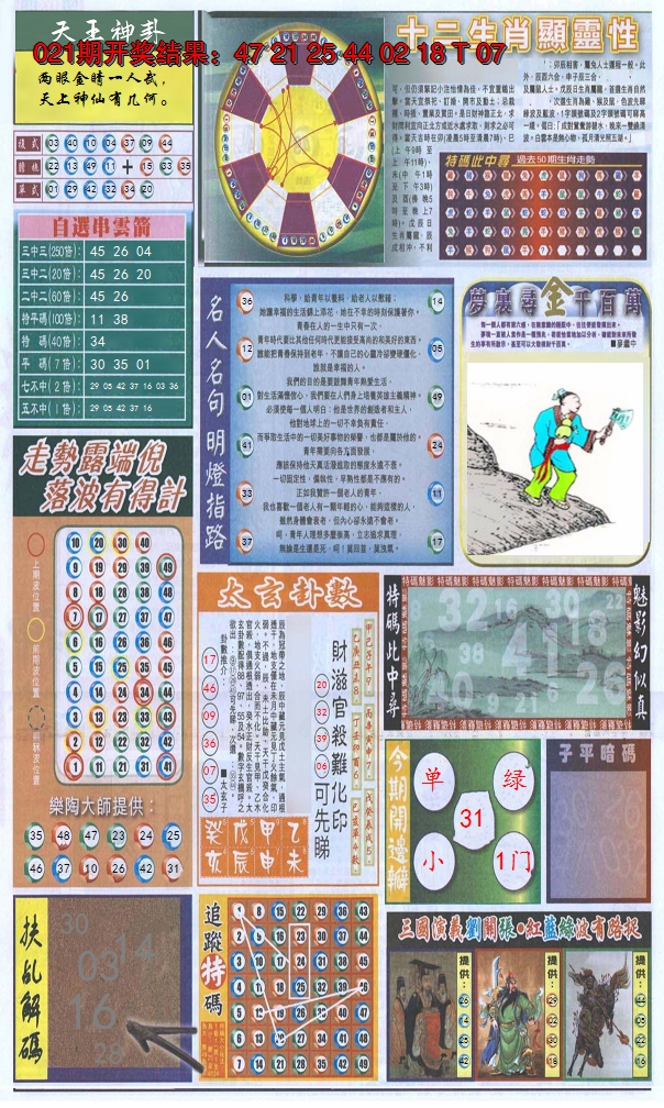 2025022期新报跑狗-2(背面)