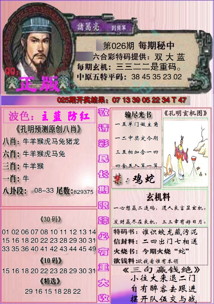 2025026期一代孔明报