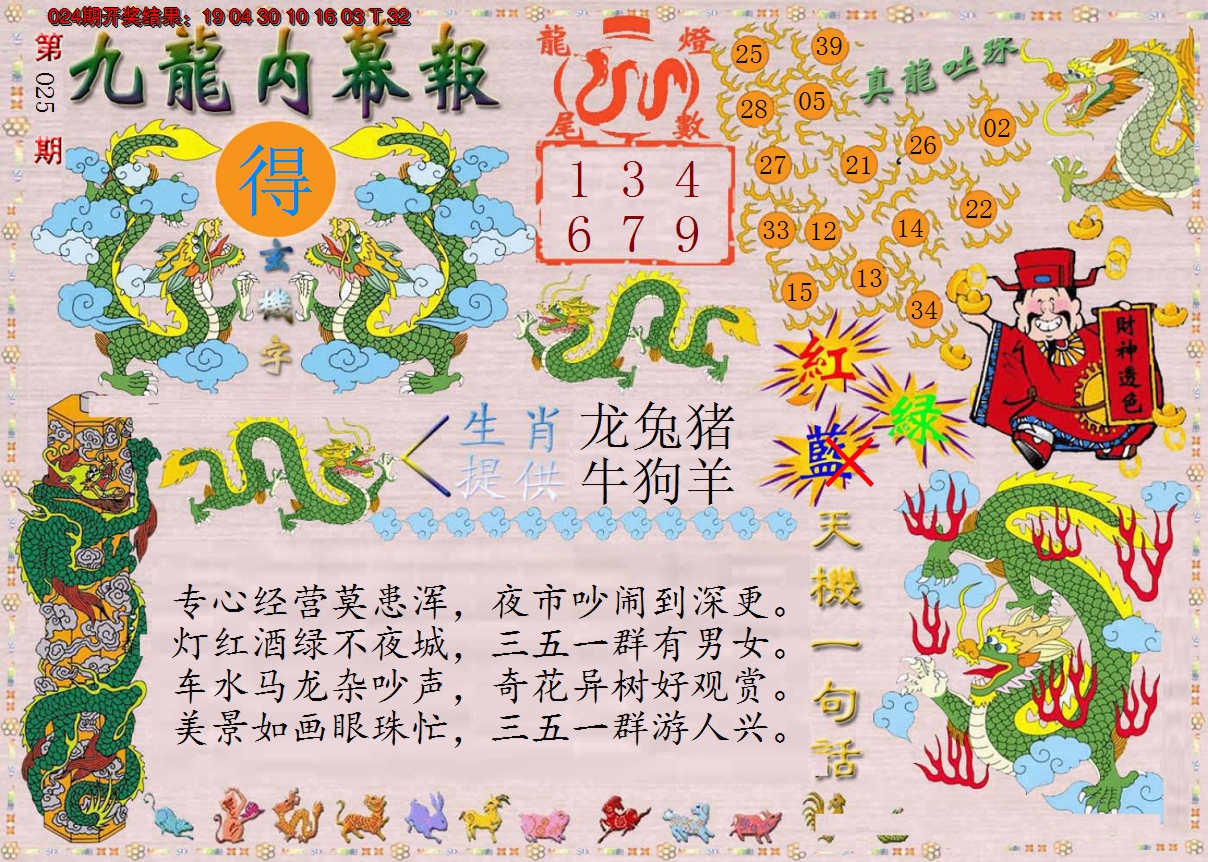 2025025期正版九龙内幕报