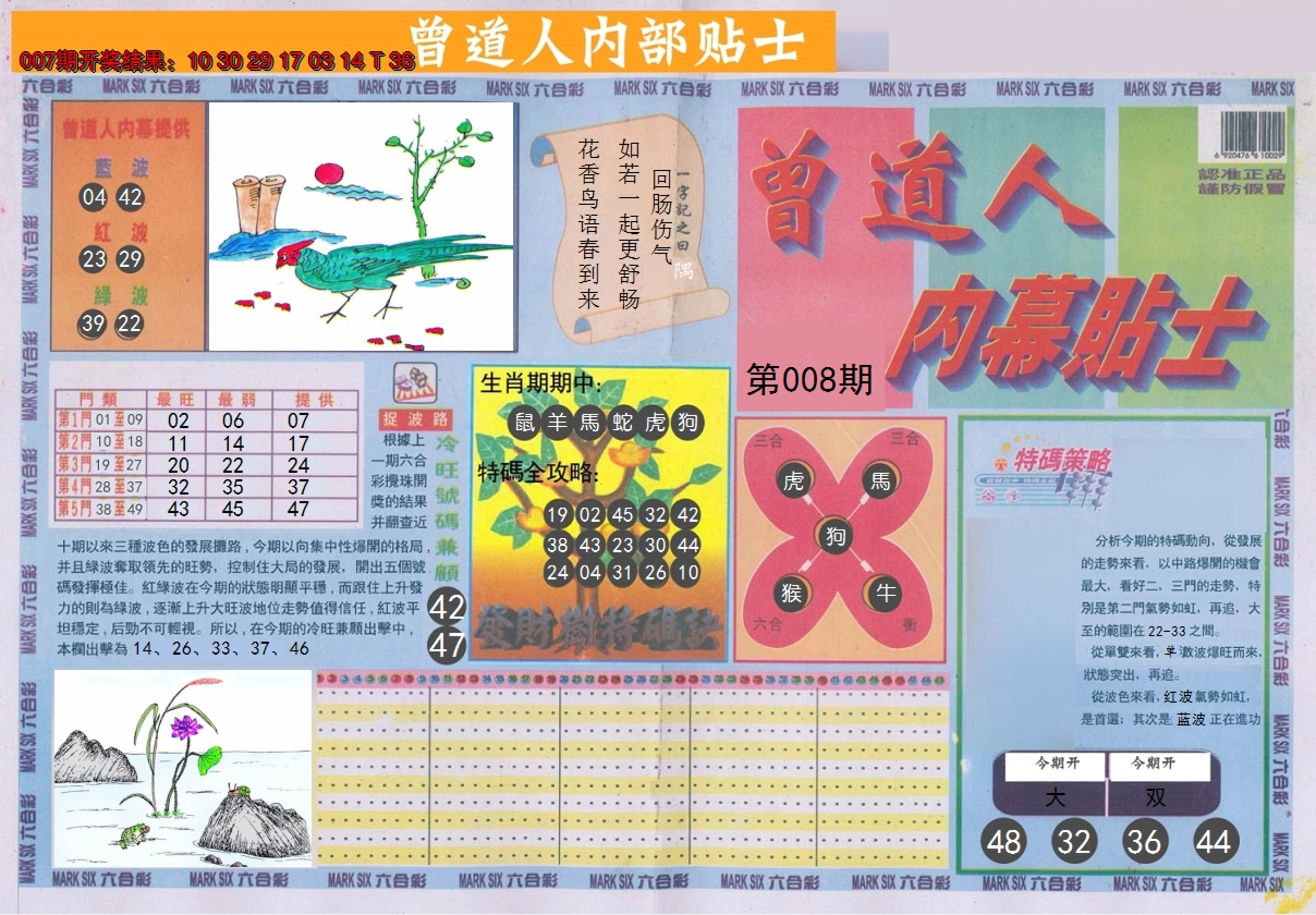 2025008期曾道人内幕贴士A