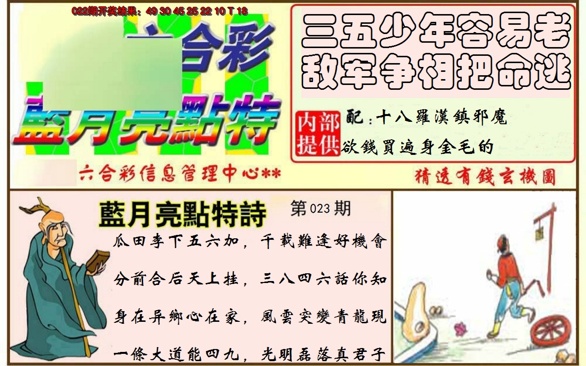 2025023期蓝月亮点特码