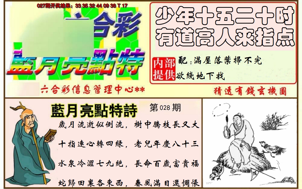 2025028期蓝月亮点特码