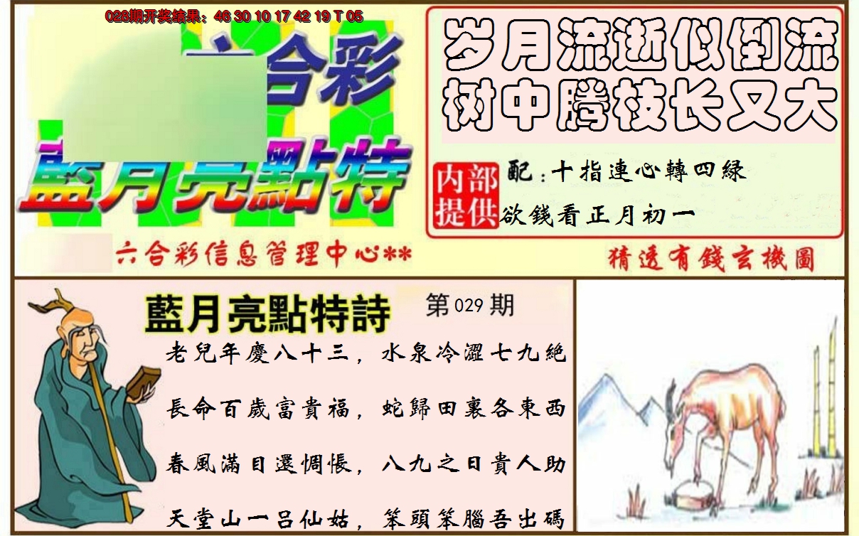 2025029期蓝月亮点特码