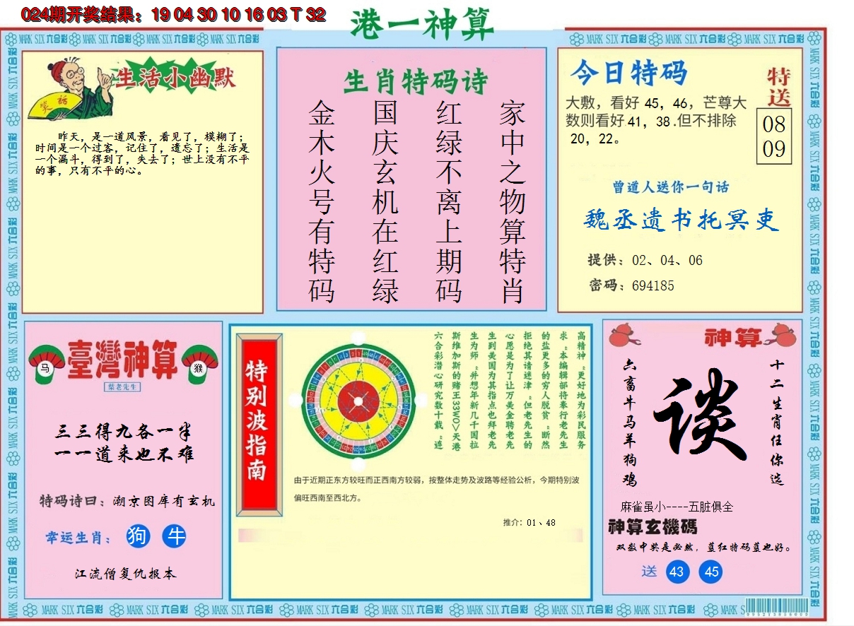 2025025期港台神算B
