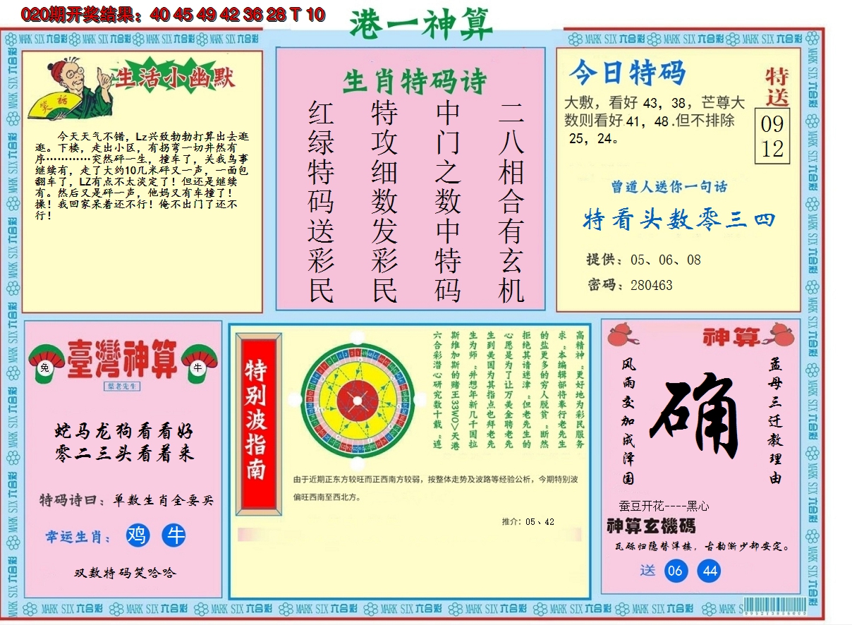 2025021期港台神算B