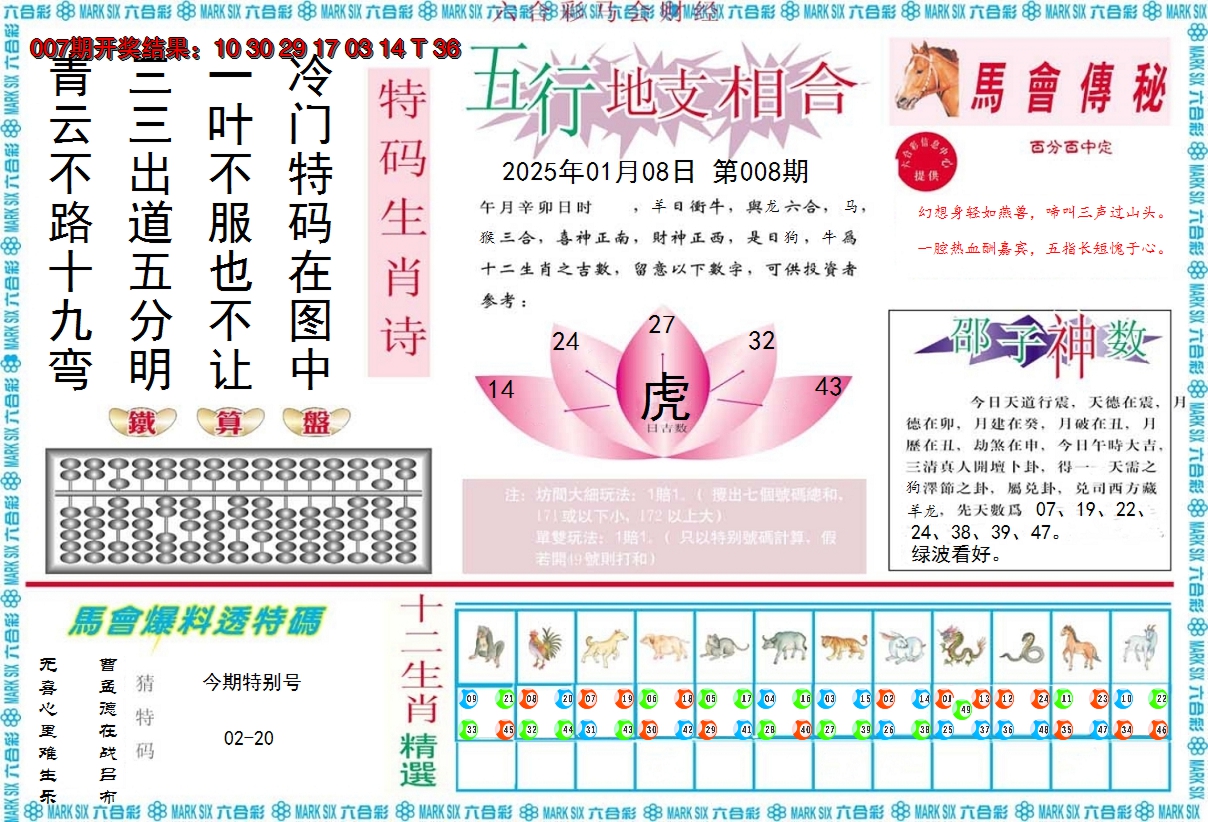 2025008期马会财经B