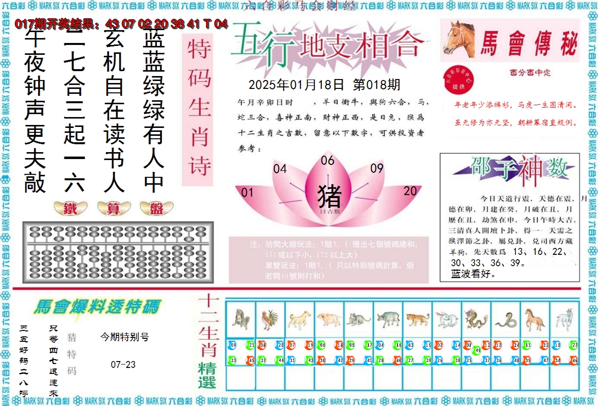 2025018期马会财经B