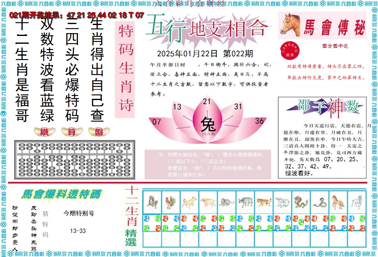 2025022期马会财经B