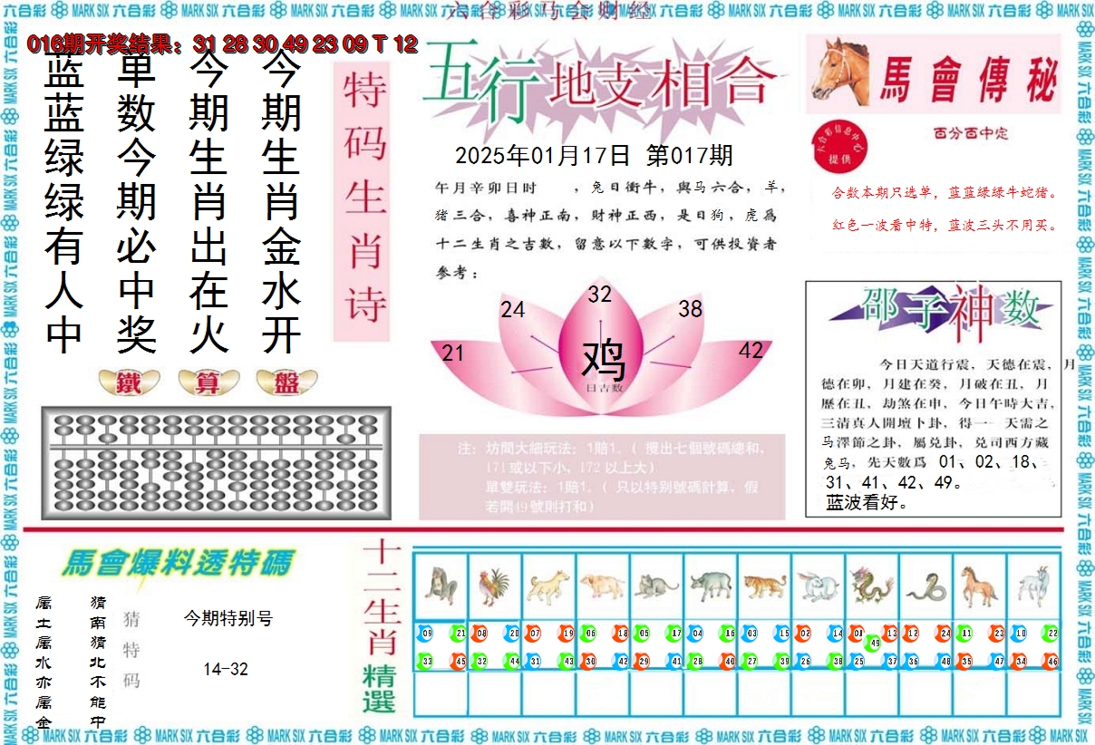 2025017期马会财经B
