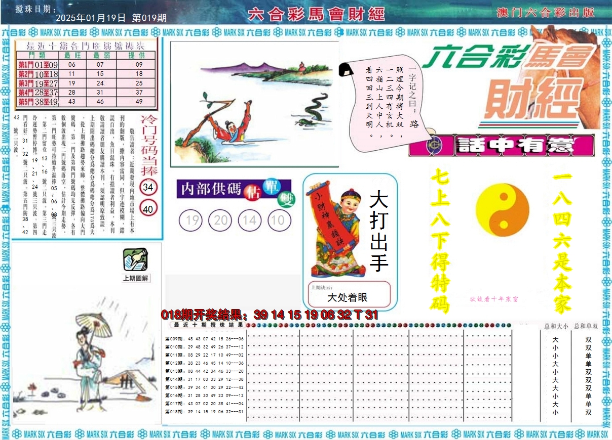 2025019期马会财经A