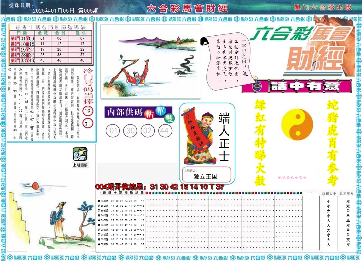 2025005期马会财经A