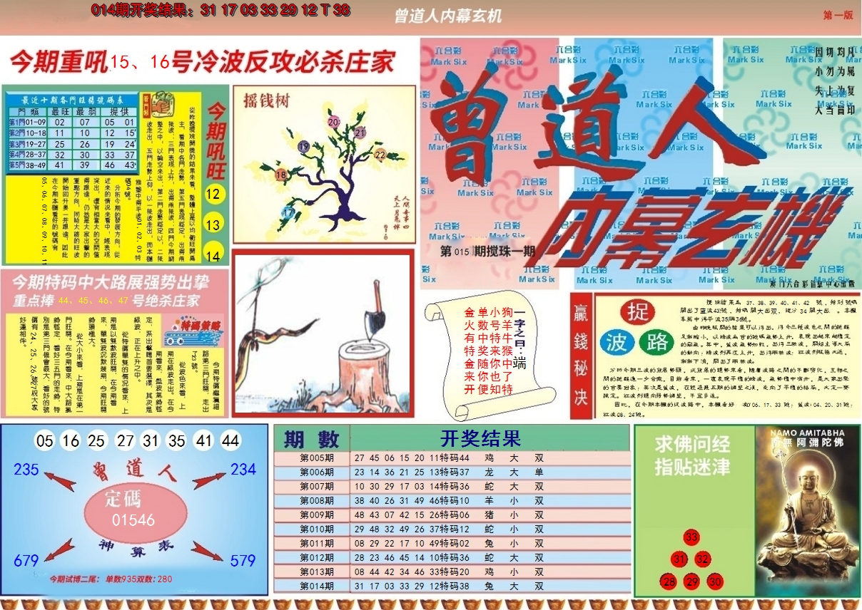 2025015期曾道人内幕A