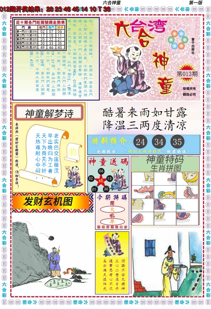 2025013期六合神童A
