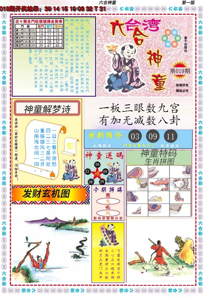 2025019期六合神童A