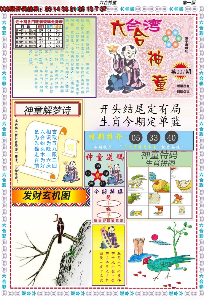 2025007期六合神童A