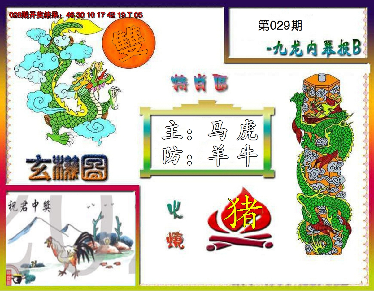 2025029期九龙内幕特肖图B