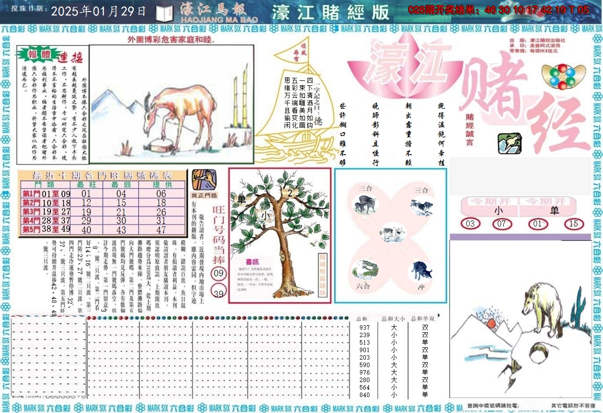 2025029期濠江赌经A