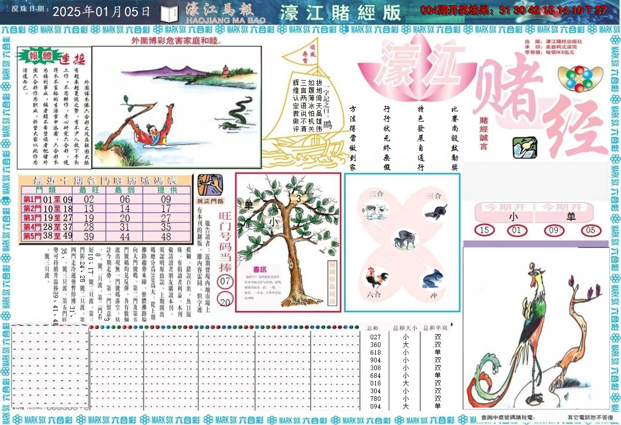 2025005期濠江赌经A