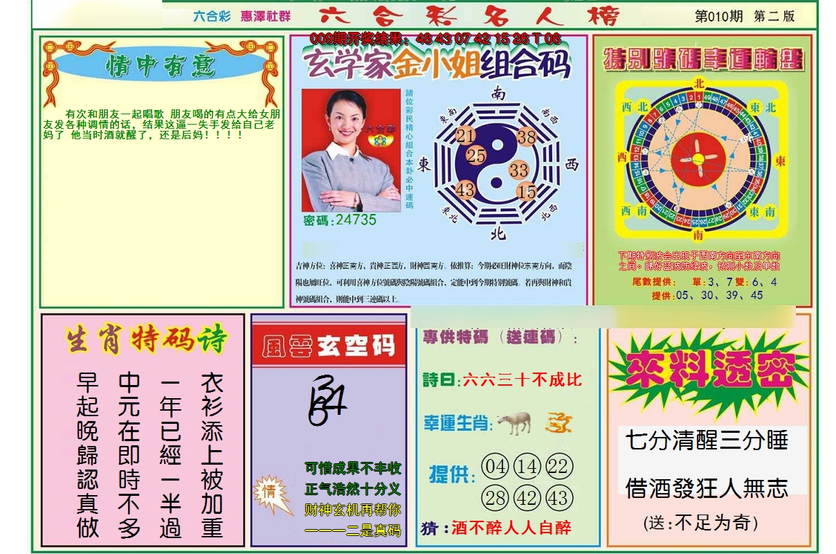 2025010期名人榜B