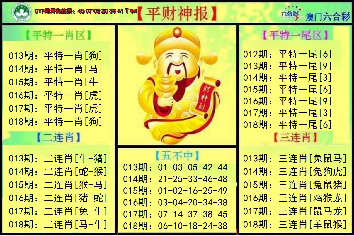 2025018期平财神