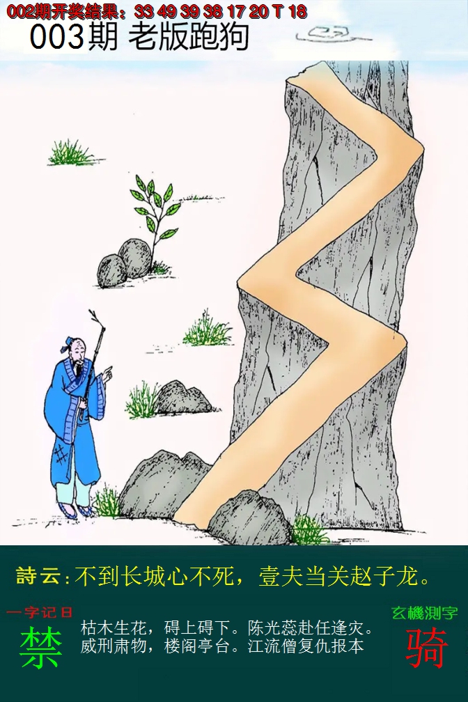 2025003期老版跑狗