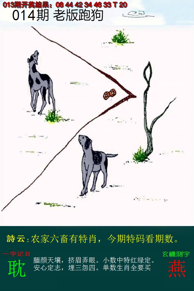 2025014期老版跑狗