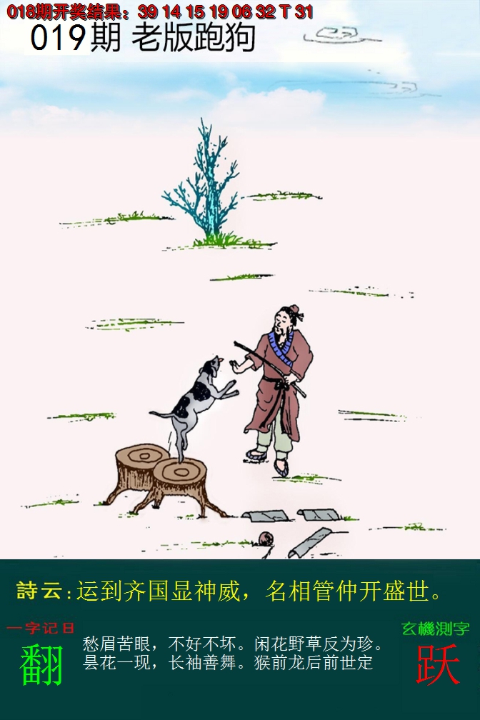 2025019期老版跑狗