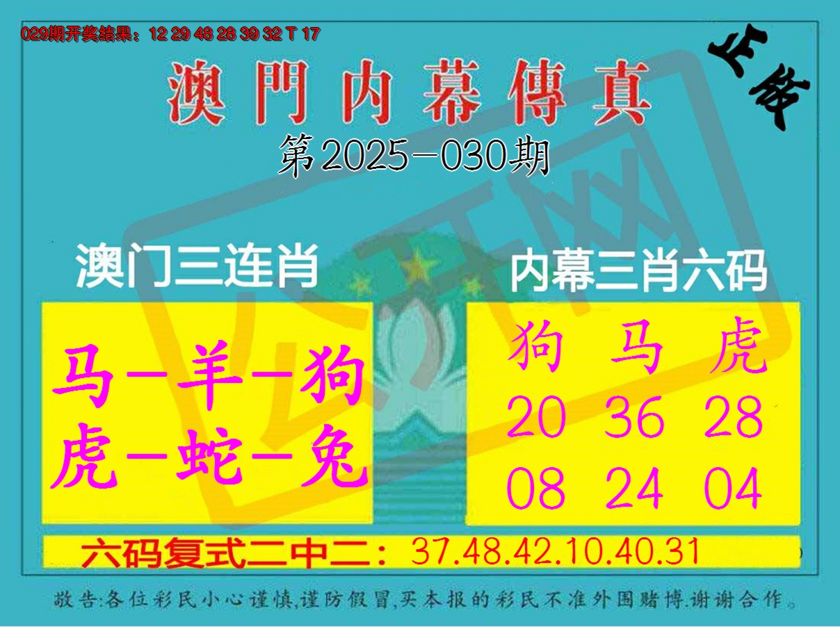 2025030期内幕传真三肖版