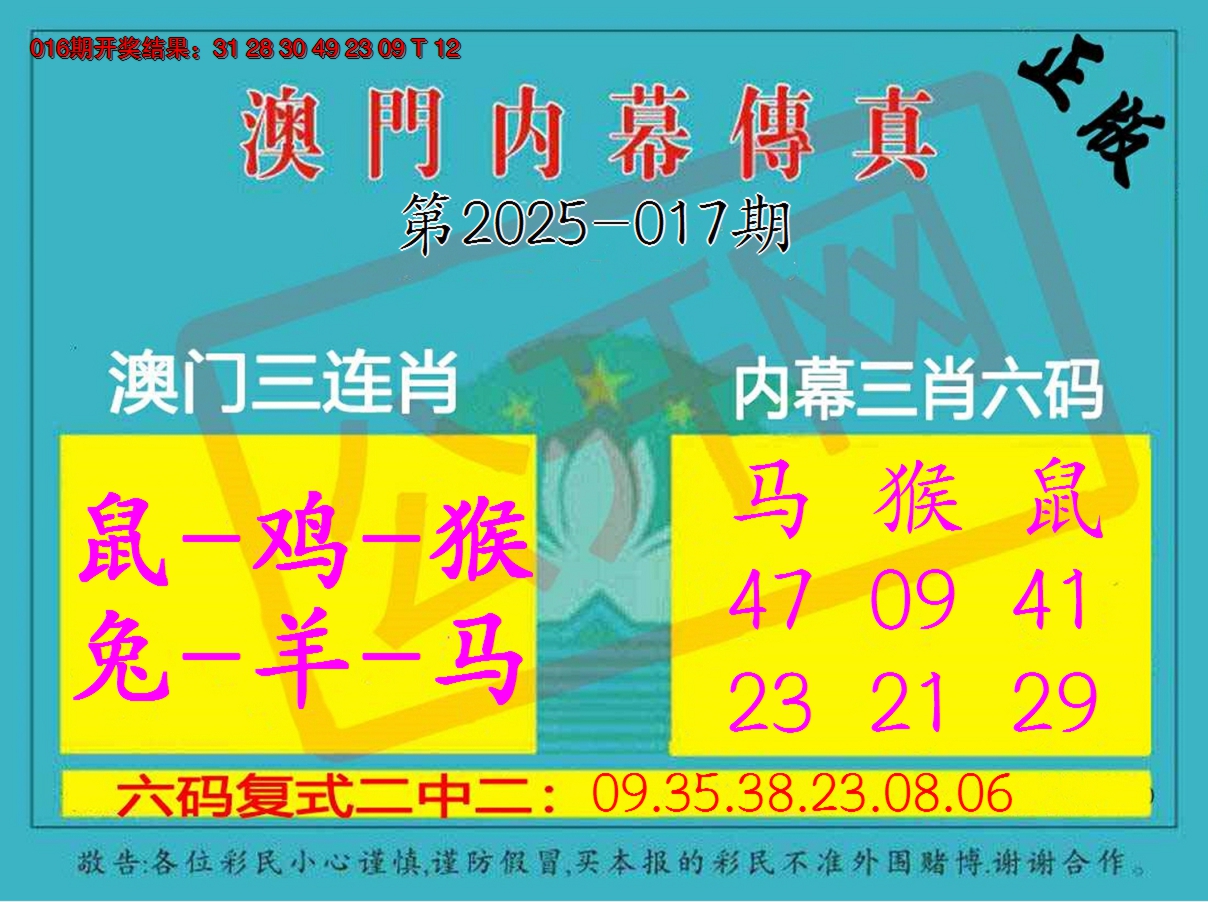2025017期内幕传真三肖版