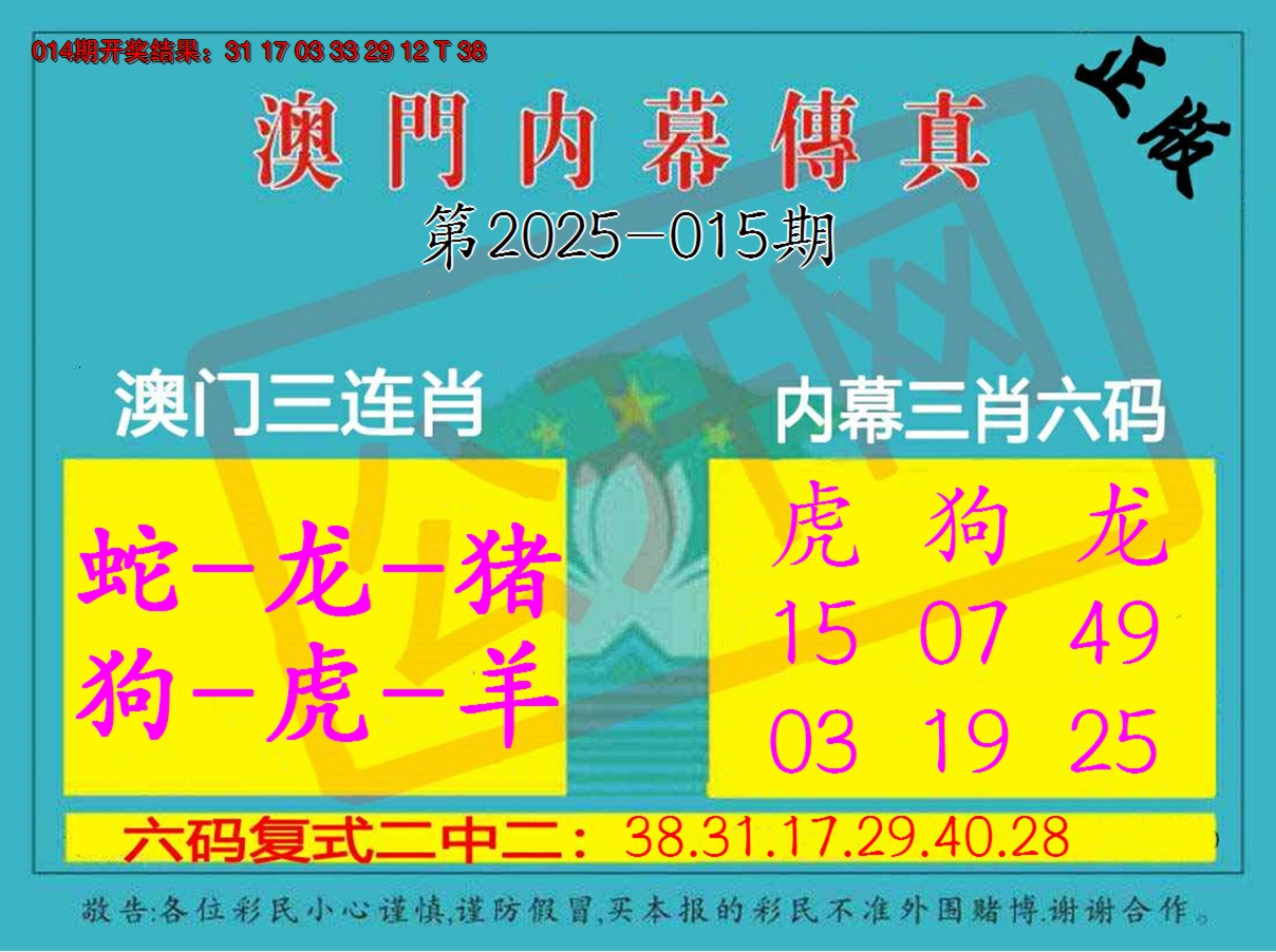 2025015期内幕传真三肖版