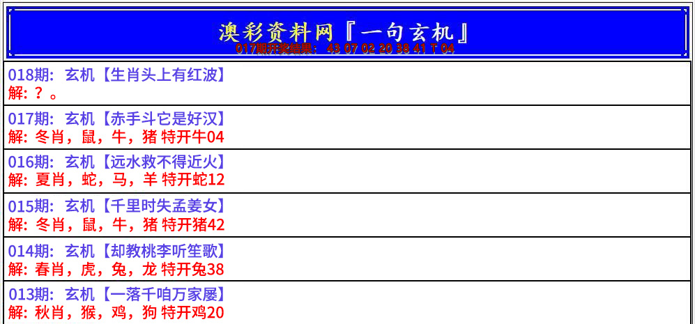 2025018期澳门一句玄机