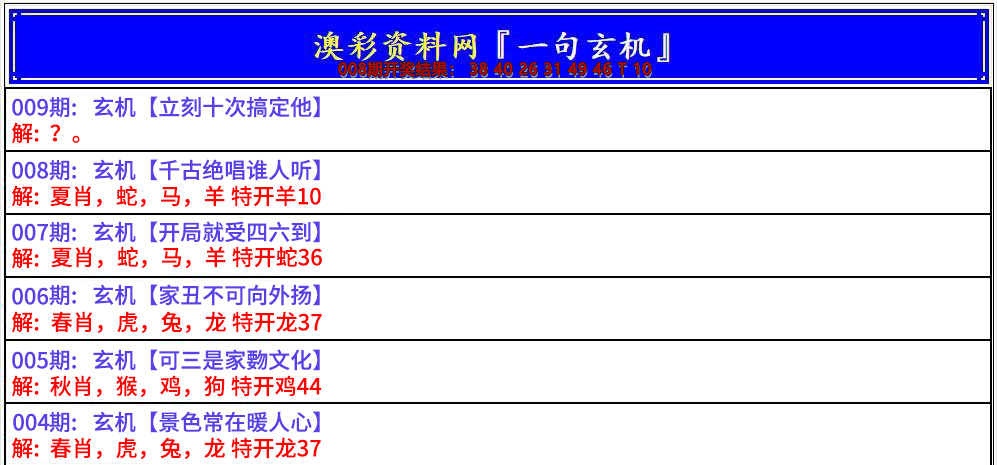 2025009期澳门一句玄机