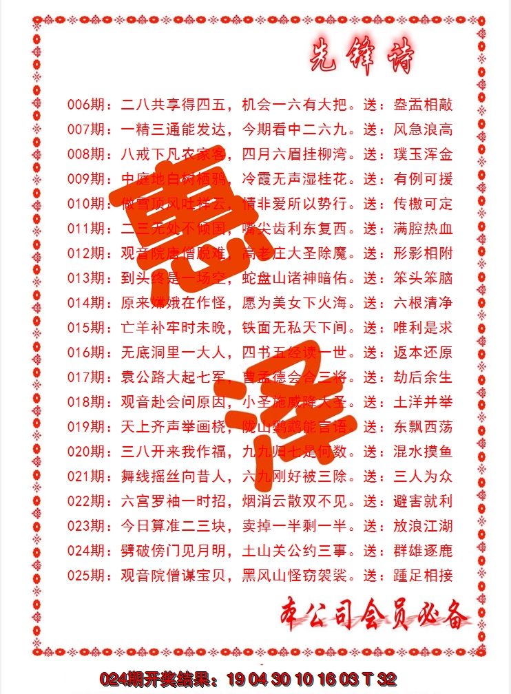 2025025期先锋诗