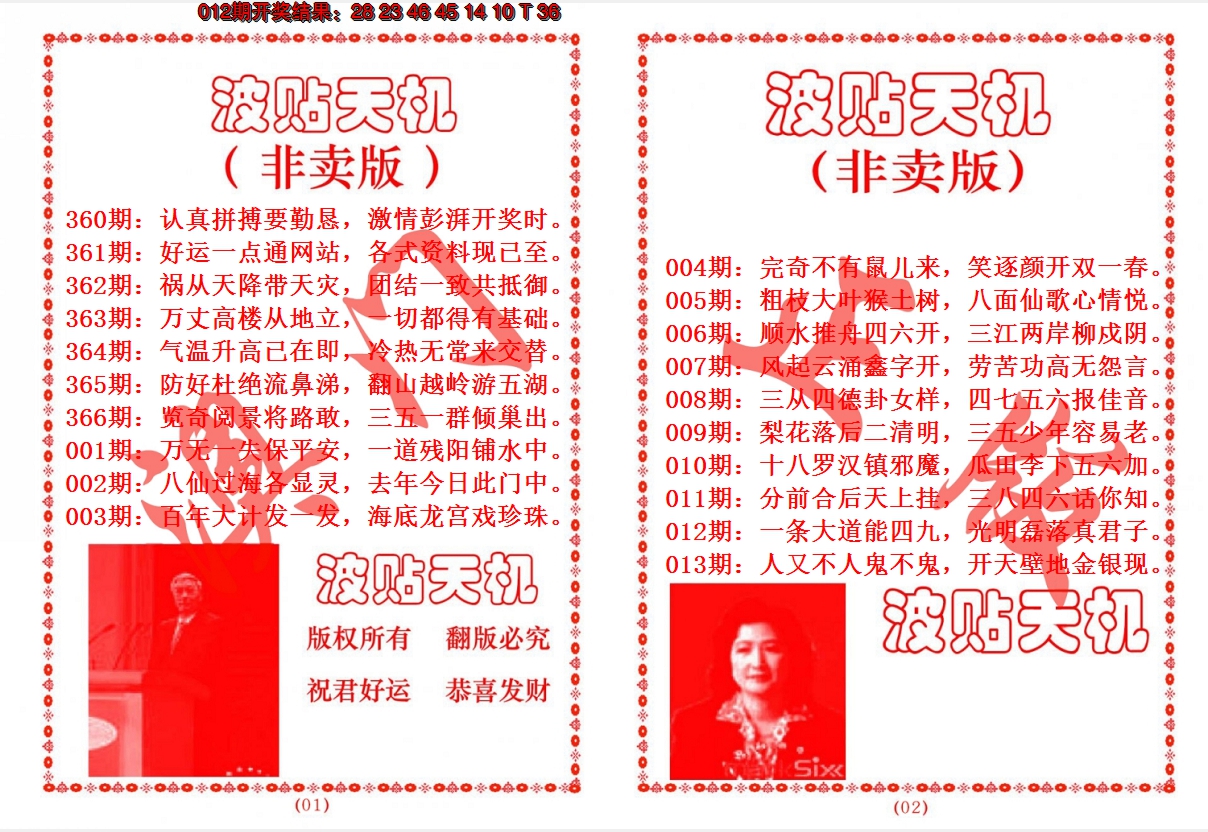 2025013期波贴天机