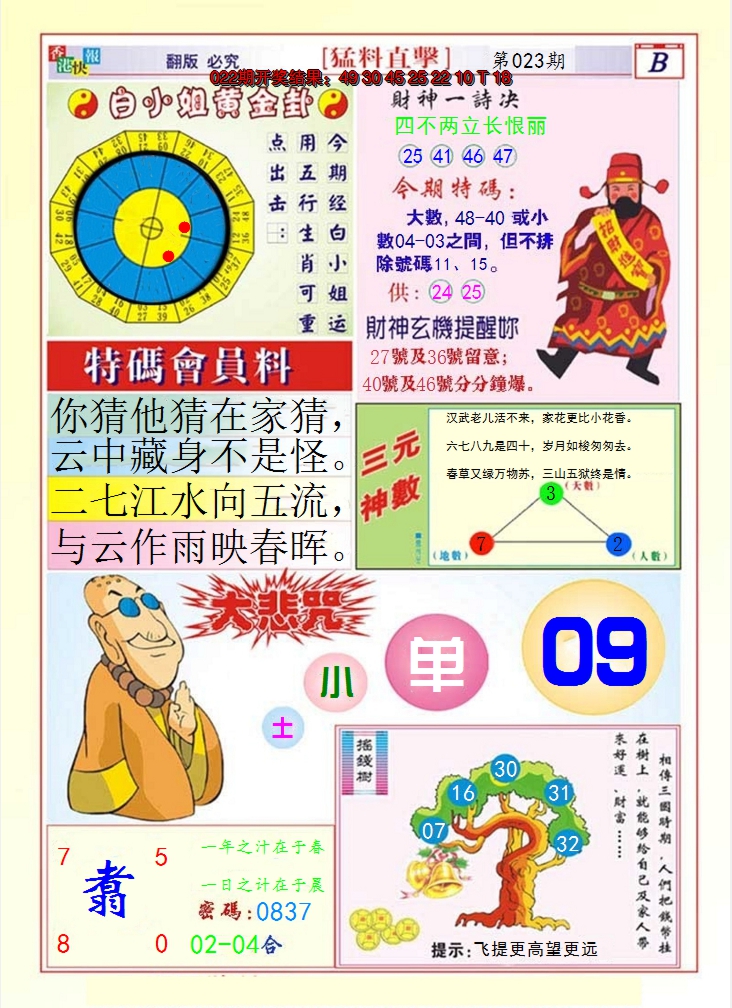 2025023期猛料直击B