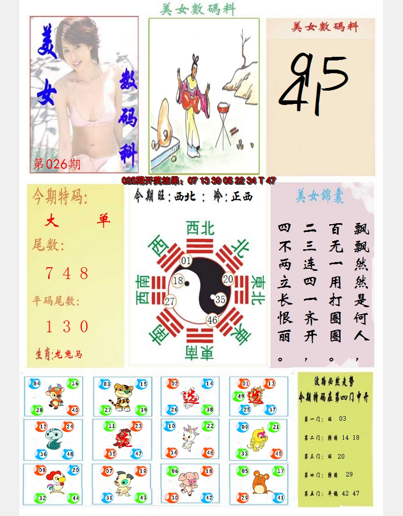 2025026期美女数码料