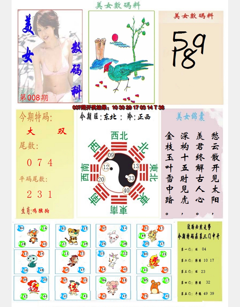 2025008期美女数码料
