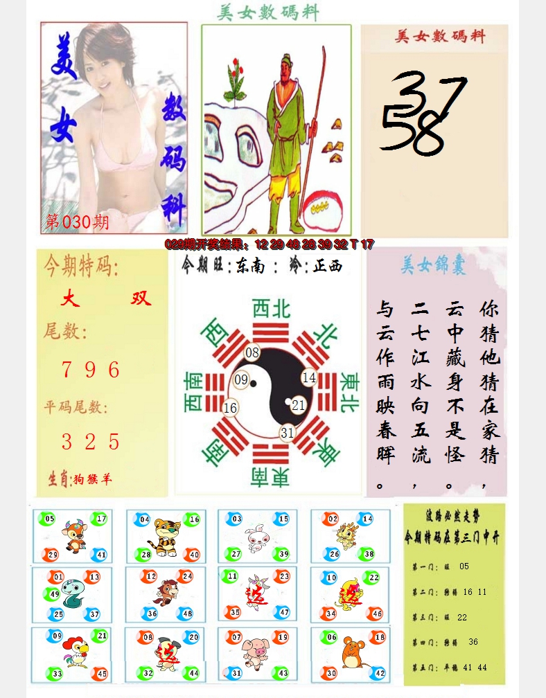 2025030期美女数码料