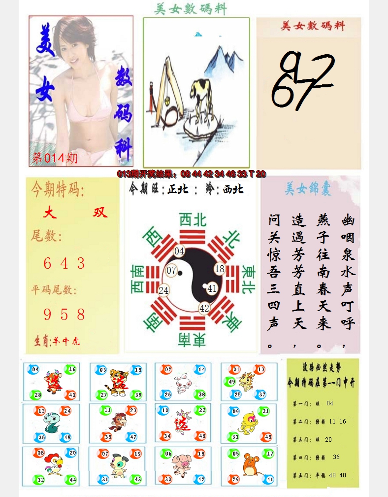 2025014期美女数码料