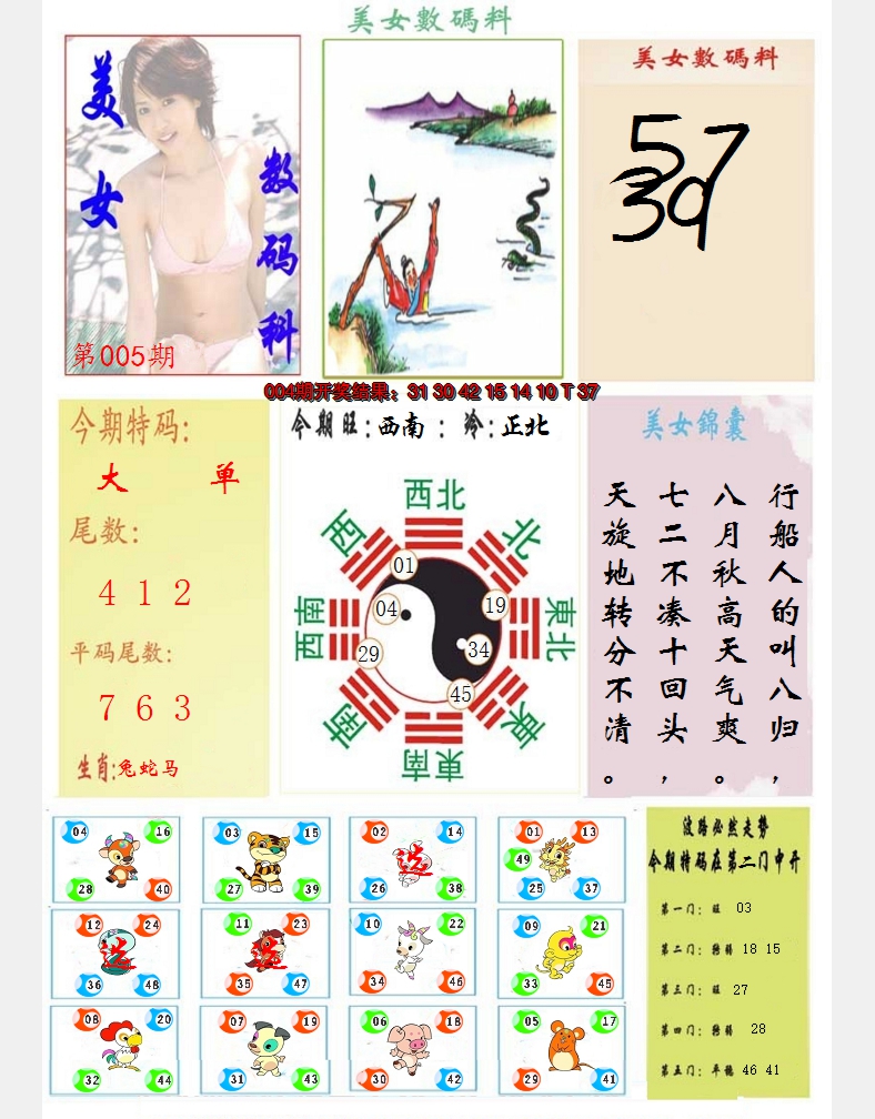 2025005期美女数码料