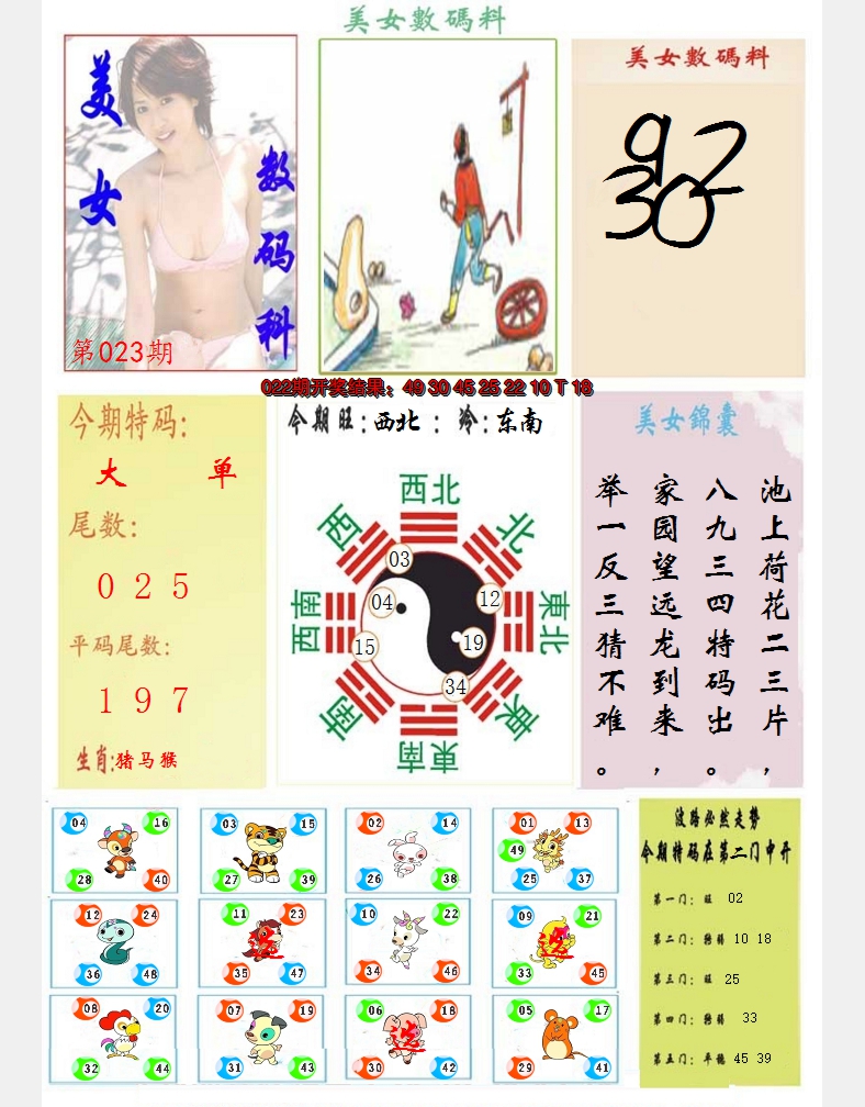2025023期美女数码料
