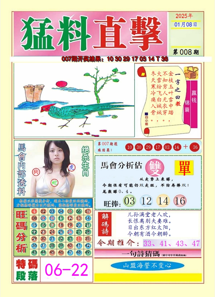 2025008期猛料直击A
