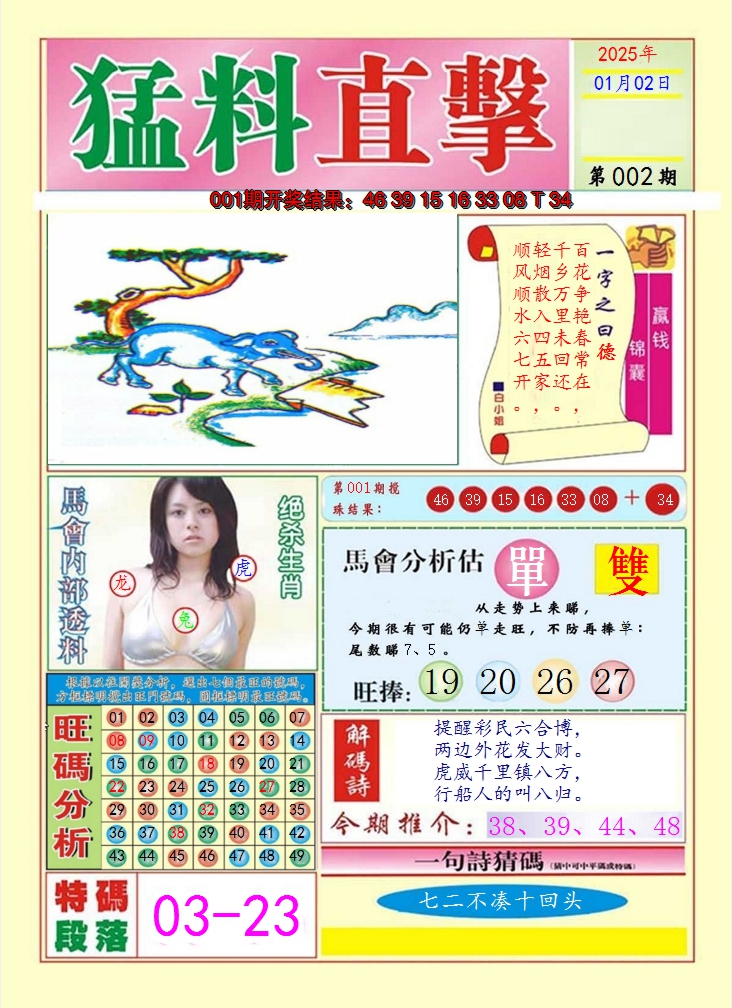 2025002期猛料直击A