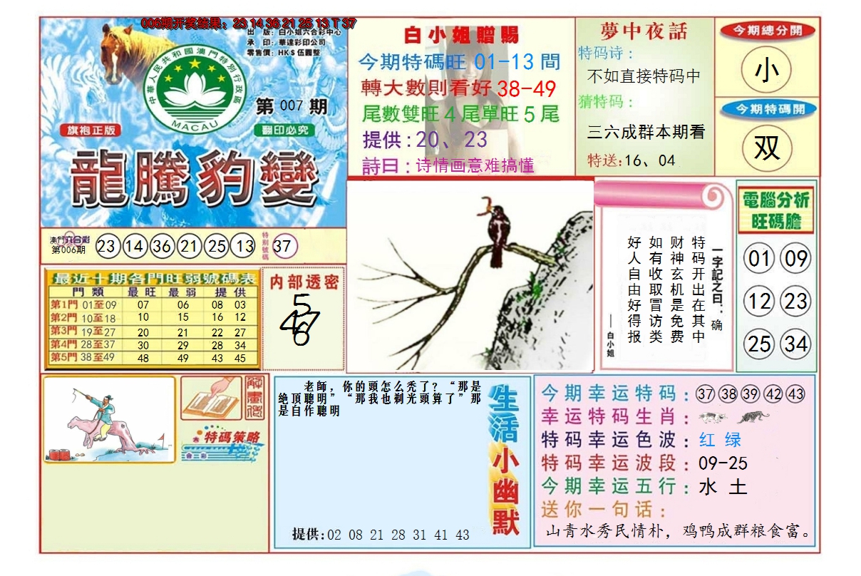 2025007期龙腾豹变