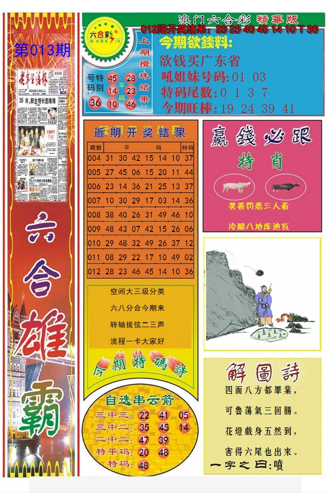 2025013期六合雄霸