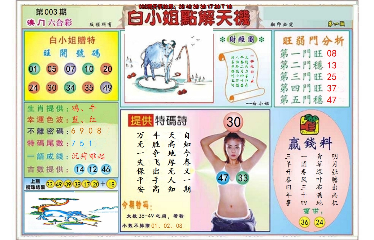 2025003期白小姐点解天机A