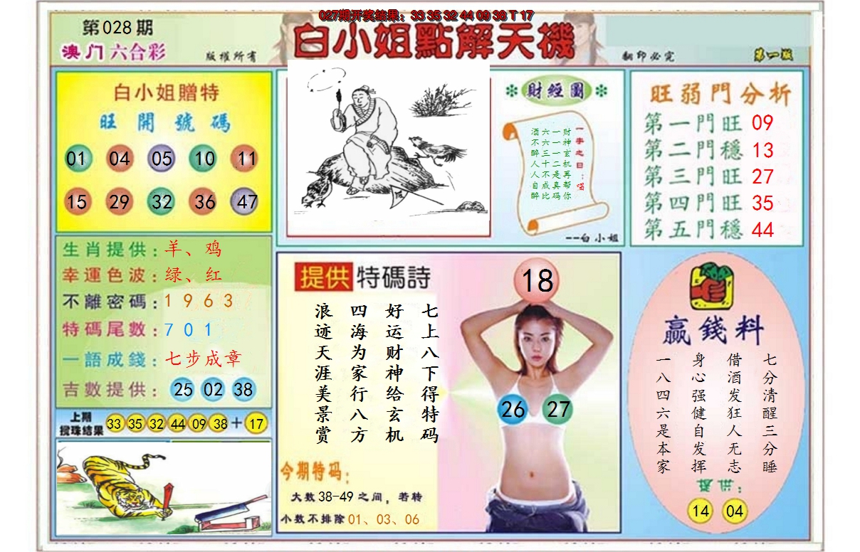 2025028期白小姐点解天机A